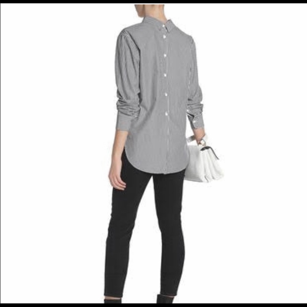 rag & bone NWOT button back striped shirt